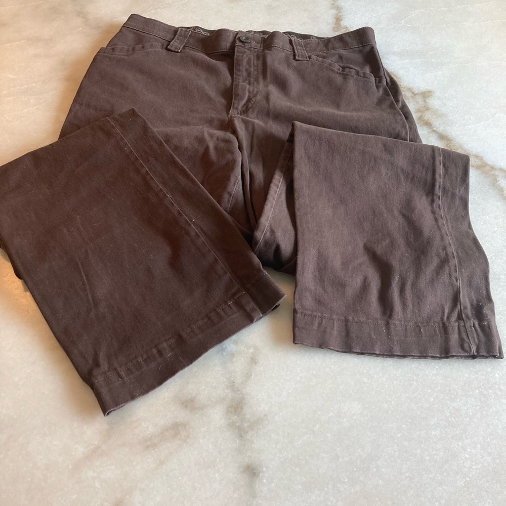Lee comfort waist pants brown medium/12